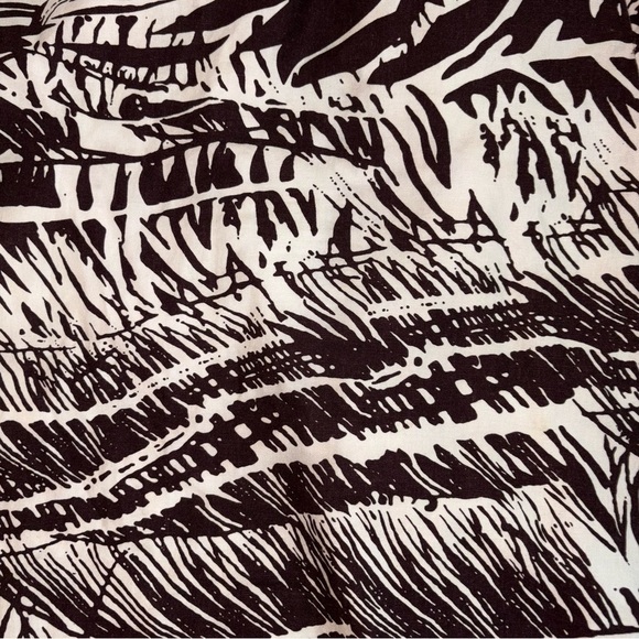 Cato Brown and Cream A-Line Skirt - Picture 2 of 4